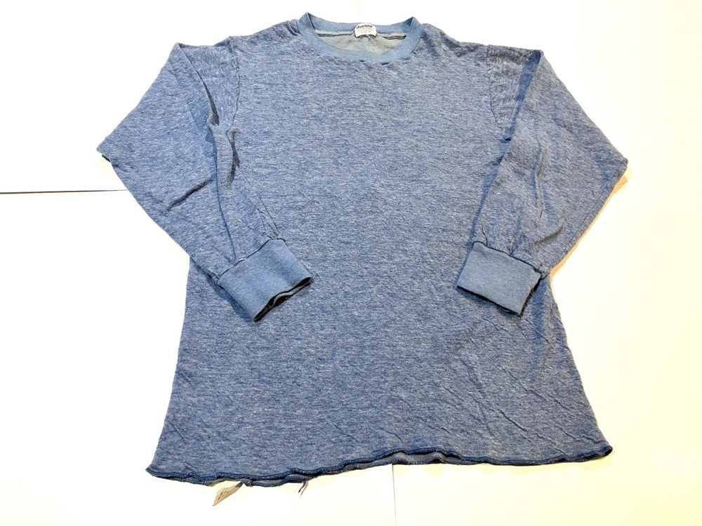 Vintage 50s 60s Duofold Two Layer Fabric Medium Thermal Cotton Long Sleeve USA